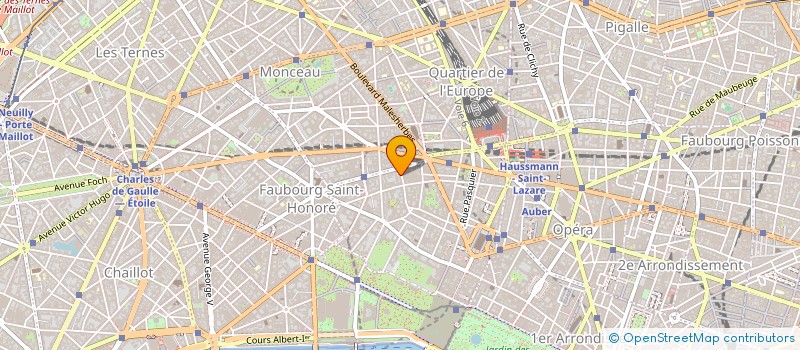 localisation de l'entreprise SYND.COPR. 10 RUE DU GENERAL    BERTRAND  PARIS 8