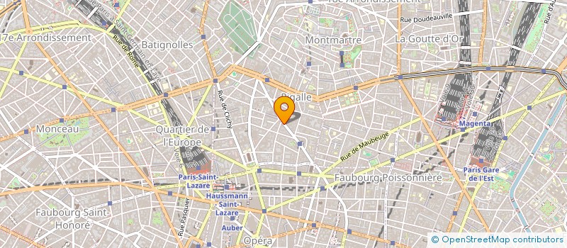 localisation de l'entreprise SYND.COPR. 10 RUE LAFERRIERE P9 REP ME S  PARIS
