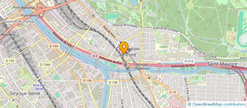 localisation de l'entreprise SYND.COPR. 10 RUE MARTHE CHENAL 94 SAINT à CHARENTON-LE-PONT