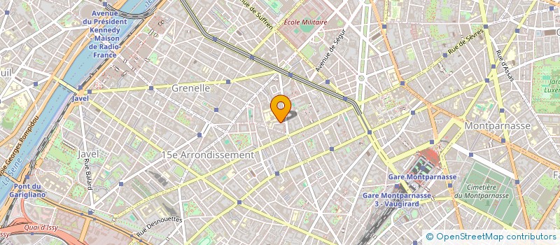 localisation de l'entreprise SYND.COPR. 10 RUE ROBERT FLEURY PARIS 15  PARIS