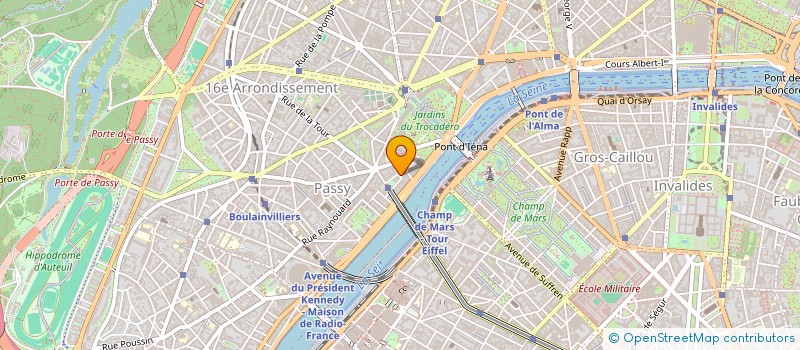 localisation de l'entreprise SYND.COPR. 10 SQU. DE L'ALBONI  75016 PA  PARIS