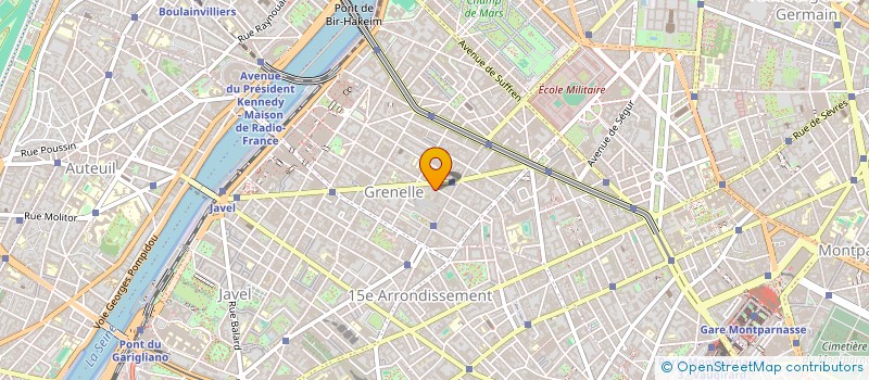 localisation de l'entreprise SYND.COPR. 100-102 R DU THEATRE 75015 PA  PARIS