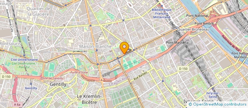 localisation de l'entreprise SYND.COPR. 100 BD MASSENA 75013 PARIS FE  PARIS