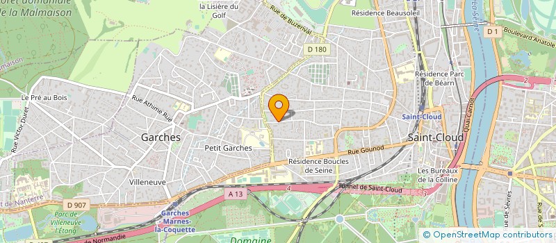 localisation de l'entreprise SYND.COPR. 100 RUE SEVIN VINCENT 92 SAIN à SAINT-CLOUD