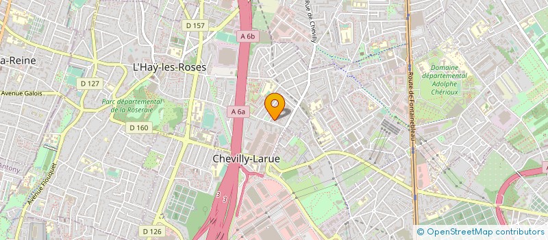 localisation de l'entreprise SYND.COPR. 101 AU 111 RUE DE CHEVILLY à L'HAY-LES-ROSES