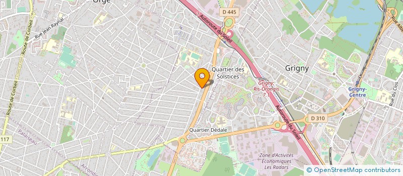 localisation de l'entreprise SYND.COPR. 101 AV.DU 18 AVRIL 91 ATHIS à ATHIS-MONS