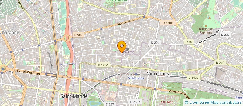 localisation de l'entreprise SYND COPR 101 RUE FRANCOIS ARAGO à MONTREUIL