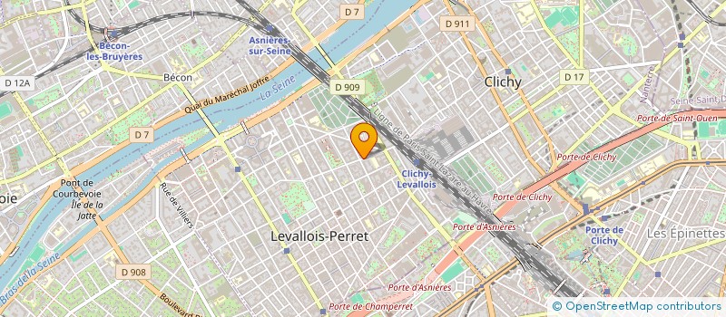 localisation de l'entreprise SYND.COPR. 101 RUE PAUL VAILLANT COUTURI à LEVALLOIS-PERRET
