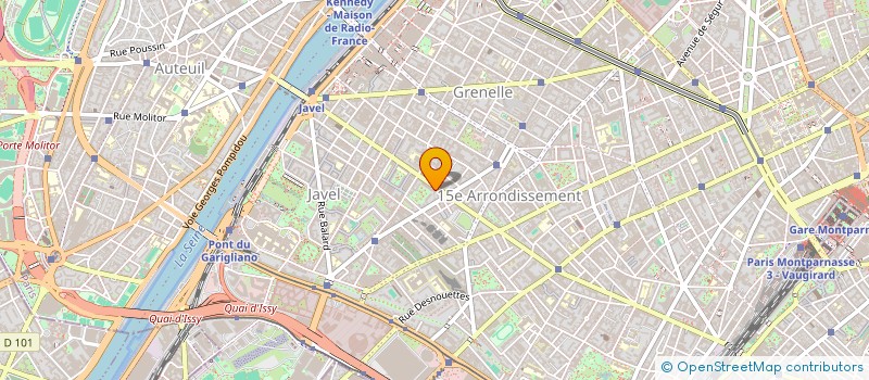 localisation de l'entreprise SYND.COPR. 102-104 RUE DE LA    CONVENTI  PARIS