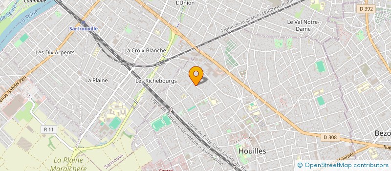 localisation de l'entreprise SYND COPR 102 RUE CONDORCET  HOUILLES