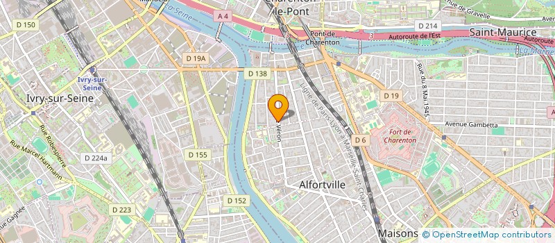 localisation de l'entreprise SYND.COPR. 102 RUE VERON 94140  ALFORTVI  ALFORTVILLE