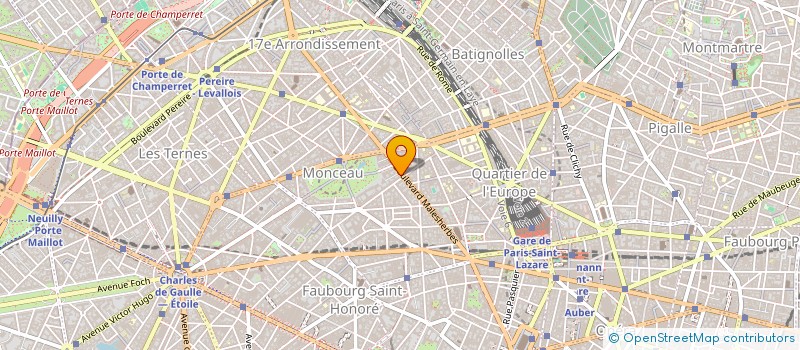 localisation de l'entreprise SYND COPR 103 BD MALESHERBES 75008 PARIS  PARIS