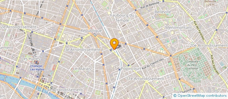 localisation de l'entreprise SYND.COPR. 103 BD RICHARD LENOIR 75011 P  PARIS