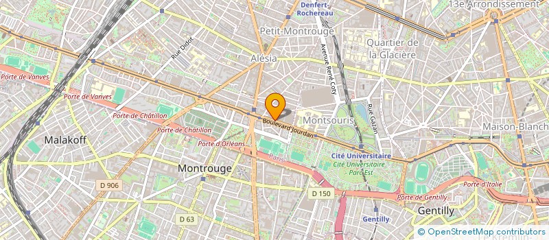 localisation de l'entreprise SYND.COPR. 104 AV. DE CHOISY    75013 PA  PARIS
