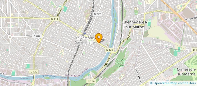 localisation de l'entreprise SYND.COPR. 104 BIS AV DU BAC 94 ST MAUR à SAINT-MAUR-DES-FOSSES