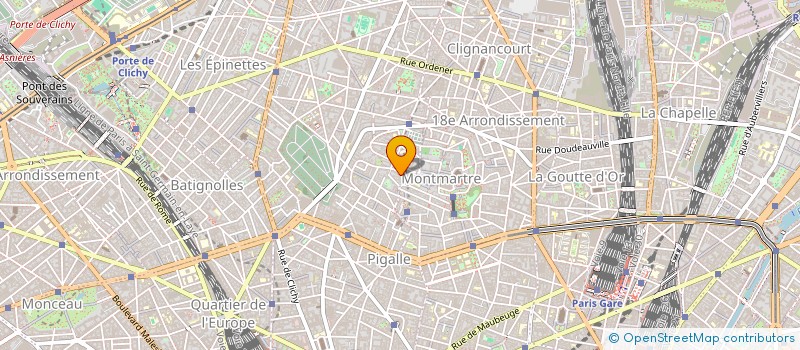 localisation de l'entreprise SYND.COPR. 104 RUE LEPIC 75018  PARIS RE  PARIS