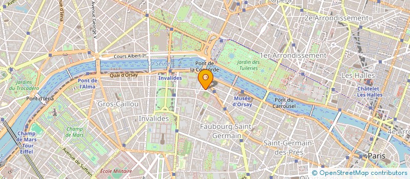 localisation de l'entreprise SYND.COPR. 106 RUE DE L         UNIVERSI  PARIS