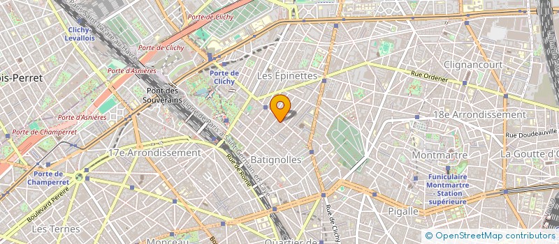 localisation de l'entreprise SYND.COPR. 107 AV DE CLICHY     75017 PA  PARIS