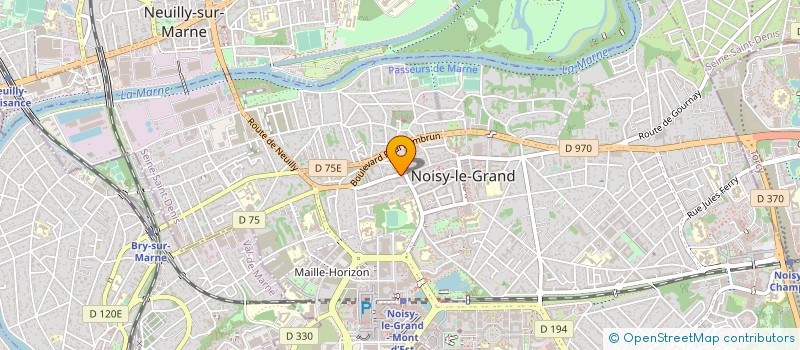 localisation de l'entreprise SYND.COPR. 107 RUE DE RENNES 75006 PA à NOISY-LE-GRAND