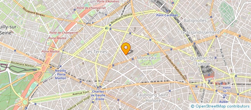 localisation de l'entreprise SYND.COPR. 108 BD DE COURCELLES 75017 RE  PARIS