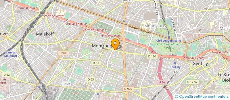 localisation de l'entreprise SYND COPR 109 AV JEAN JAURES 92 MONTROU  MONTROUGE