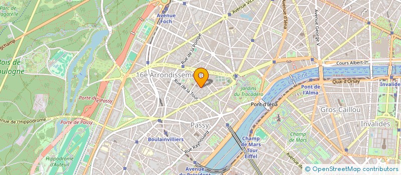 localisation de l'entreprise SYND COPR 10B RUE LOUIS DAVID  PARIS