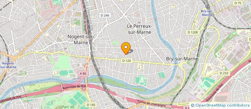 localisation de l'entreprise SYND.COPR. 11 ALL DE L ALMA  LE PERREUX-SUR-MARNE