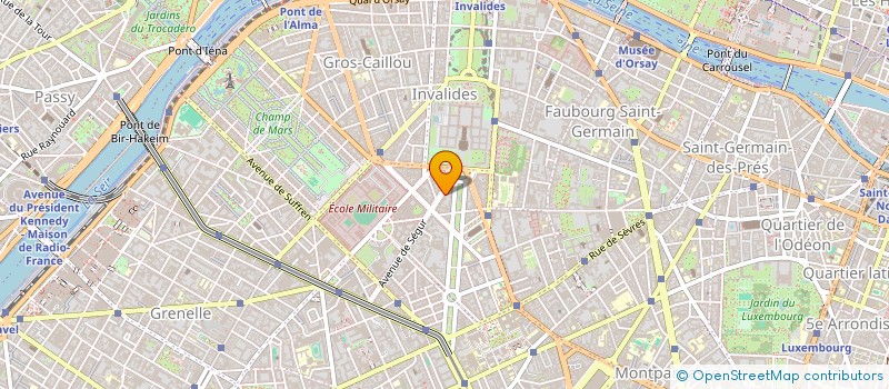 localisation de l'entreprise SYND.COPR. 11 AV DE SEGUR 75007 PARIS RE  PARIS
