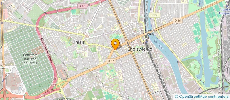 localisation de l'entreprise SYND COPR 11 AV DU GENERAL LECLERC à CHOISY-LE-ROI
