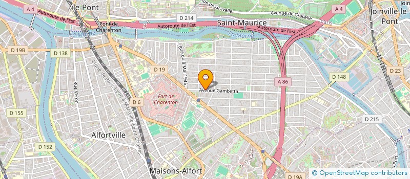 localisation de l'entreprise SYND.COPR. 11 AV GAMBETTA à MAISONS-ALFORT