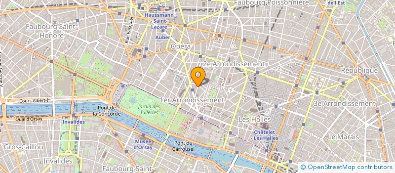 localisation de l'entreprise SYND COPR 11 B RUE SAINTE ANNE 75001 PARIS  PARIS