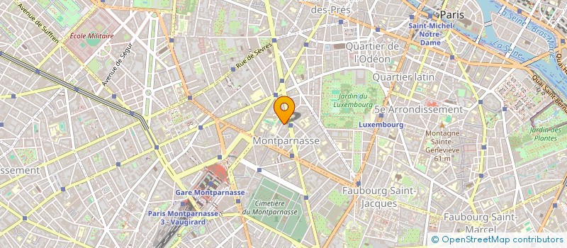 localisation de l'entreprise SYND.COPR. 11 BD DU MONTPARNASSE 75006 P  PARIS