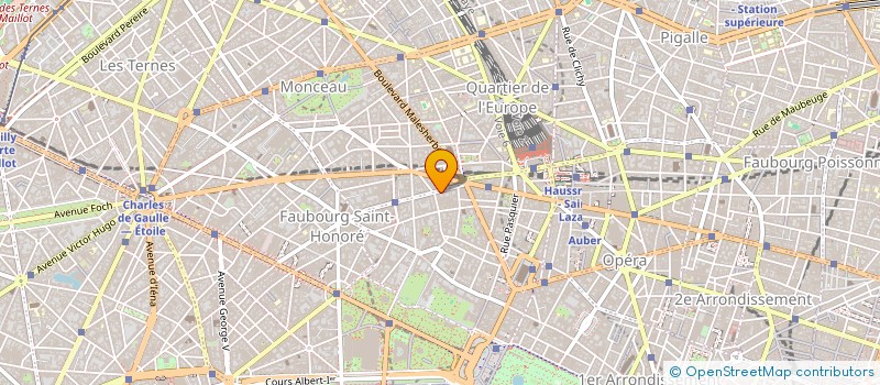 localisation de l'entreprise SYND.COPR. 11 BIS AV VICTOR HUGO 75016 P  PARIS