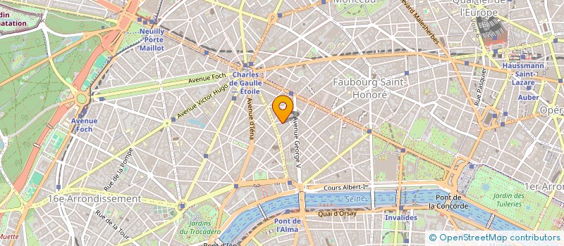 localisation de l'entreprise SYND.COPR. 11 BIS RUE CHRISTOPHE COLOMB  PARIS