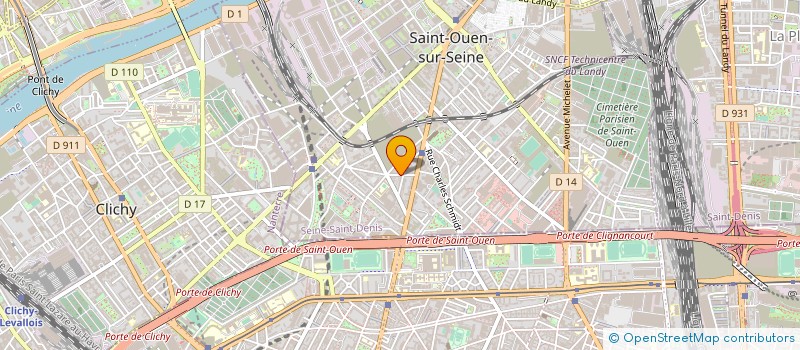 localisation de l'entreprise SYND.COPR. 11 BIS RUE RASPAIL 93 ST OUEN à SAINT-OUEN-SUR-SEINE