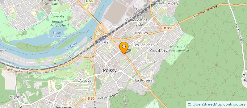 localisation de l'entreprise SYND.COPR. 11 PL. DU SANCERROIS 78 MAURE  POISSY