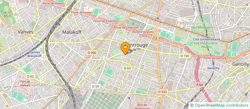 localisation de l'entreprise SYND COPR 11 PLACE DES ETATS UNIS 92 MONTROUGE  MONTROUGE
