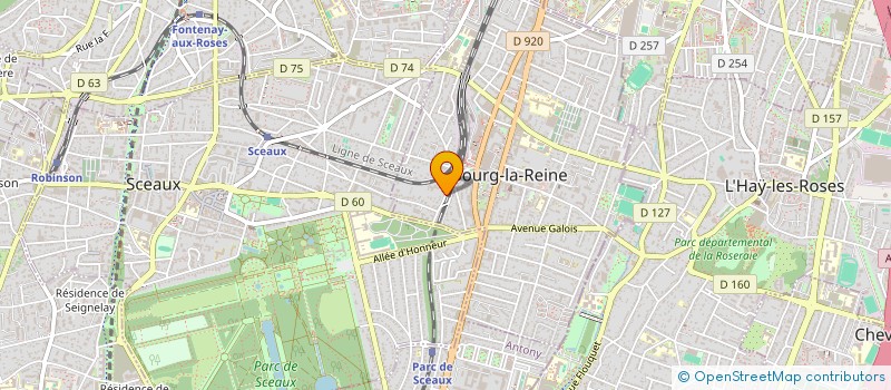 localisation de l'entreprise SYND.COPR. 11 R DU LYCEE LAKANAL VANESSA à BOURG-LA-REINE