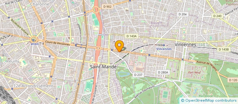 localisation de l'entreprise SYND.COPR. 11 R DU PARC 94 SAINT MANDE R à SAINT-MANDE