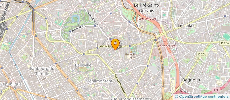 localisation de l'entreprise SYND COPR 11 R DU SOLEIL  PARIS