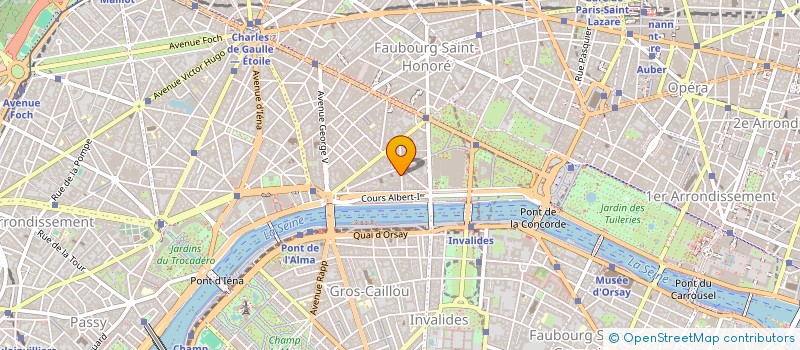 localisation de l'entreprise SYND.COPR. 11 RUE BAYARD 75008   PARIS R  PARIS