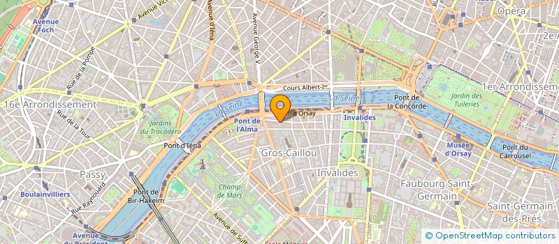 localisation de l'entreprise SYND.COPR. 11 RUE COGNACQ JAY   75007 PA  PARIS