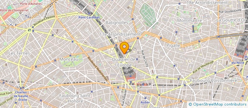 localisation de l'entreprise SYND.COPR. 11 RUE DE BERNE 75008 PARIS R  PARIS