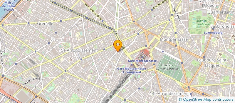 localisation de l'entreprise SYND.COPR. 11 RUE DE SEVRES     75006 PA  PARIS