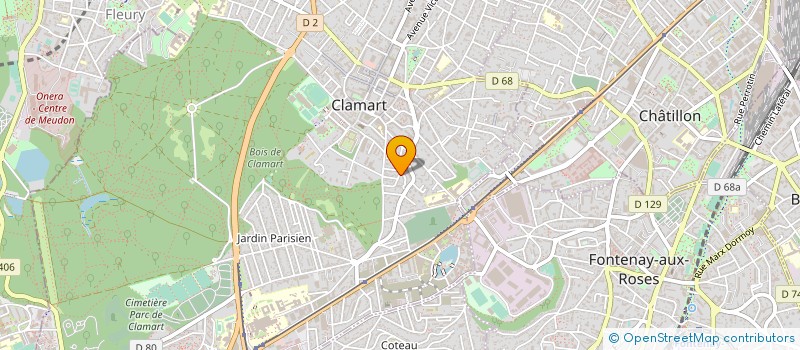 localisation de l'entreprise SYND.COPR. 11 RUE DU MONTOIR 92 CLAMART à CLAMART