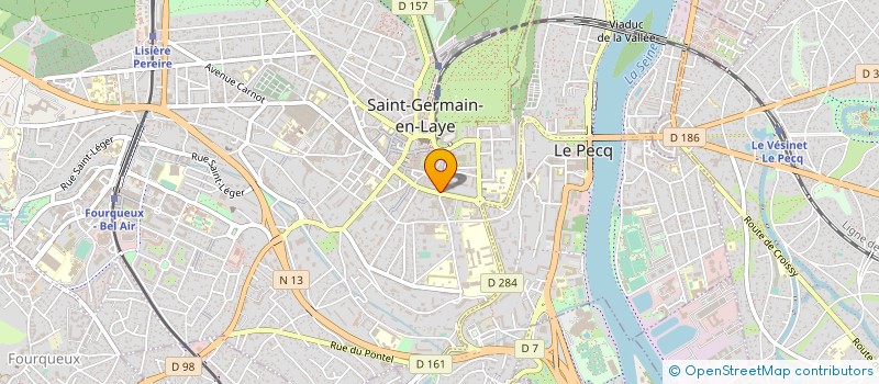 localisation de l'entreprise SYND.COPR. 11 RUE DU VIEUX      MARCHE 7  SAINT-GERMAIN-EN-LAYE