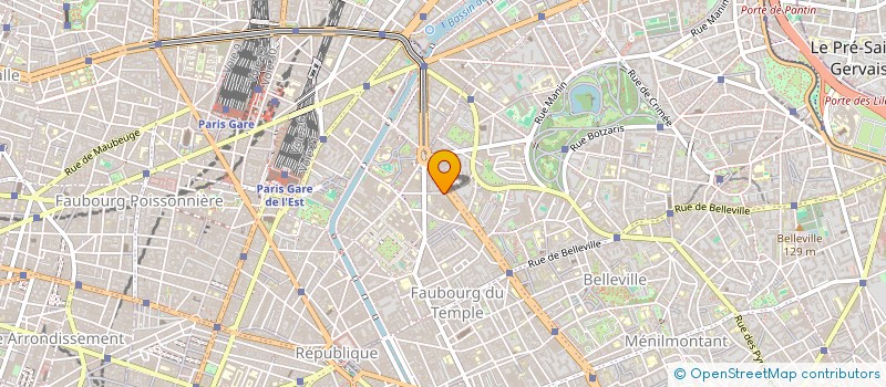 localisation de l'entreprise SYND.COPR. 11 RUE JARRY PARIS 10 REP SA  PARIS