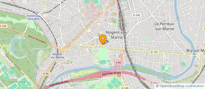 localisation de l'entreprise SYND COPR 11 RUE PASTEUR à NOGENT-SUR-MARNE