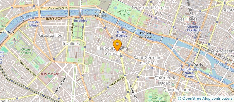 localisation de l'entreprise SYND.COPR. 11 RUE PAUL L COURIER 75007 P  PARIS