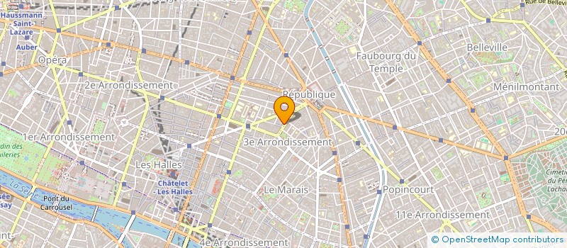 localisation de l'entreprise SYND COPR 11 RUE ROBERT BLACHE  PARIS